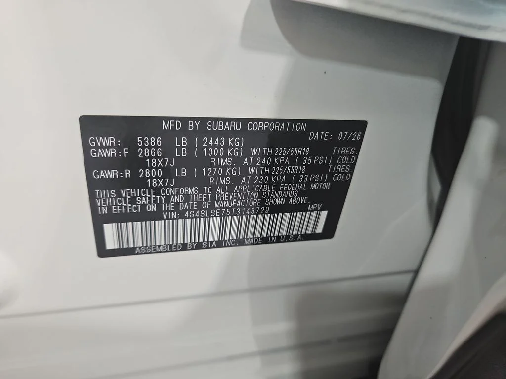 New 2026 CRYSTAL WHITE PEARL Subaru Premium Hybrid image 28