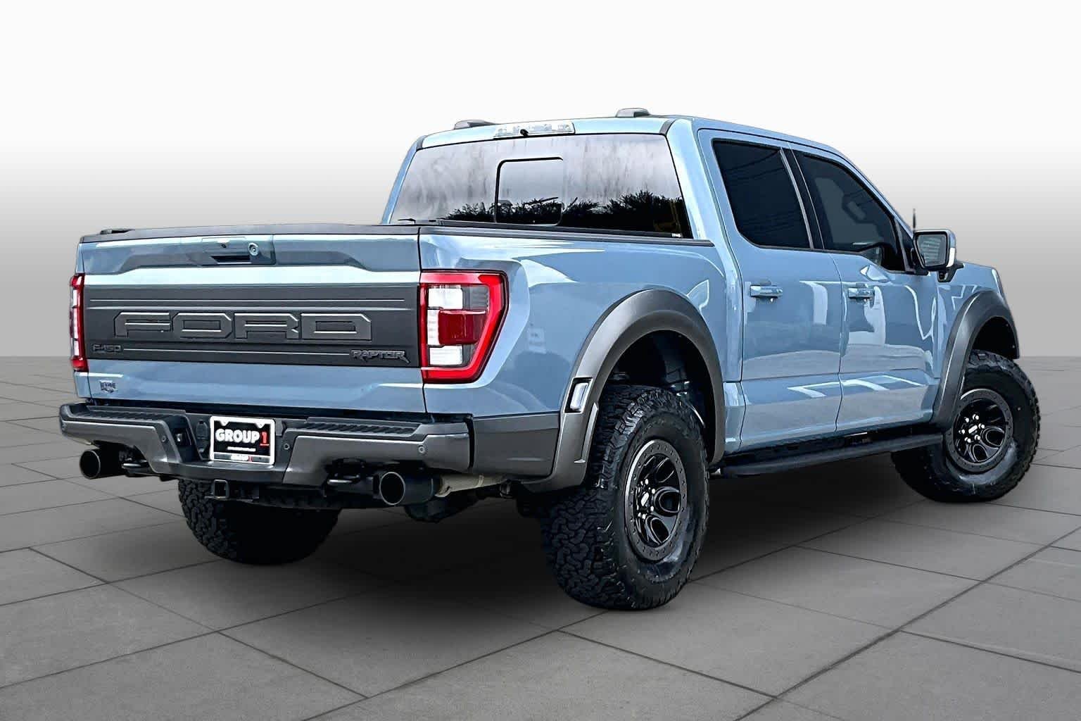 Used 2023 Azure Gray Metallic Tri-Coat Ford Raptor image 13