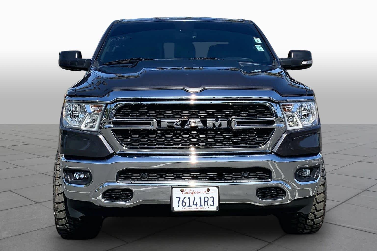 Used 2022 Granite Crystal Metallic Clearcoat Ram Big Horn image 3