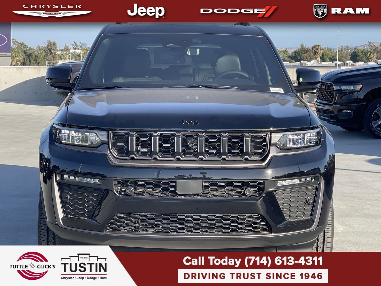 New 2026 Diamond Black Crystal Pearl-Coat Exterior Paint Jeep 85th Anniversary Edition image 2