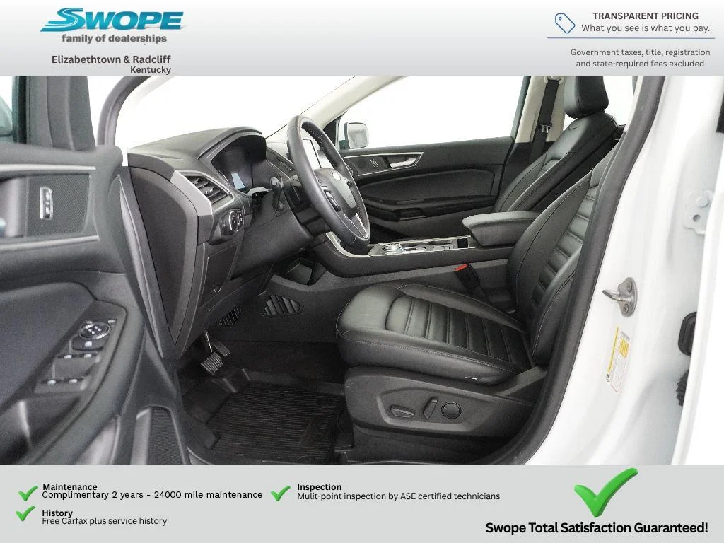 Certified Used 2023 OXFORD WHITE Ford SEL image 12