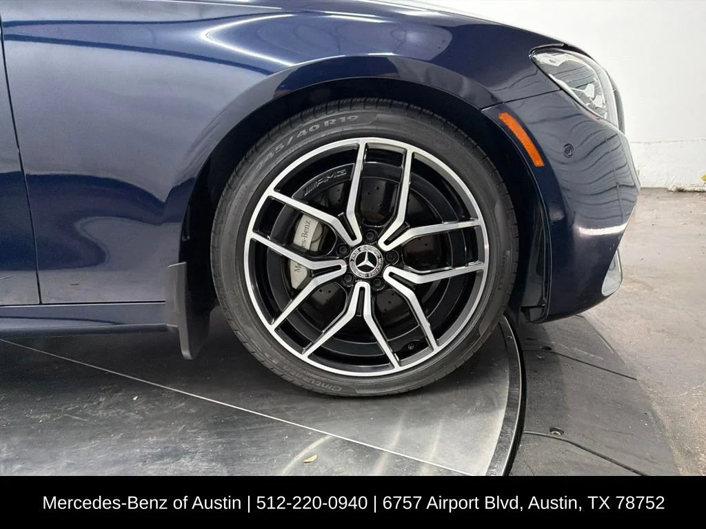 Certified Used 2021 Blue Mercedes-Benz E 350 image 10