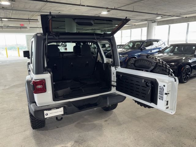 Used 2022 Bright White Clearcoat Jeep Unlimited Willys image 13