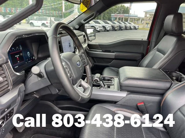 Used 2025 Rapid Red Metallic Tinted Clearcoat Ford Lariat image 6
