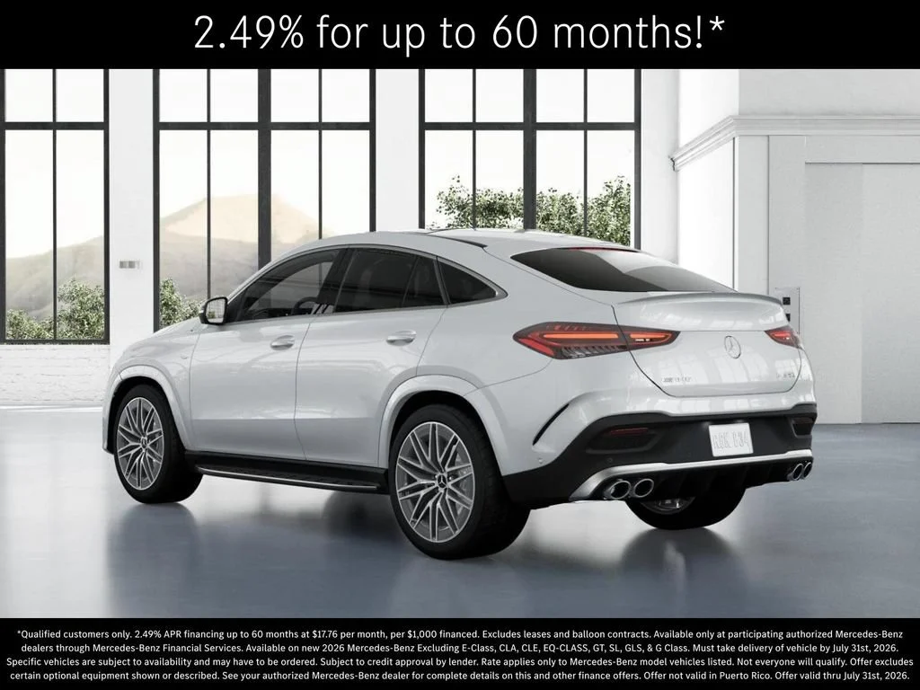 New 2026 MANUFAKTUR Moonlight White Metallic Mercedes-Benz AMG® GLE 53 4MATIC+ Coupe image 71