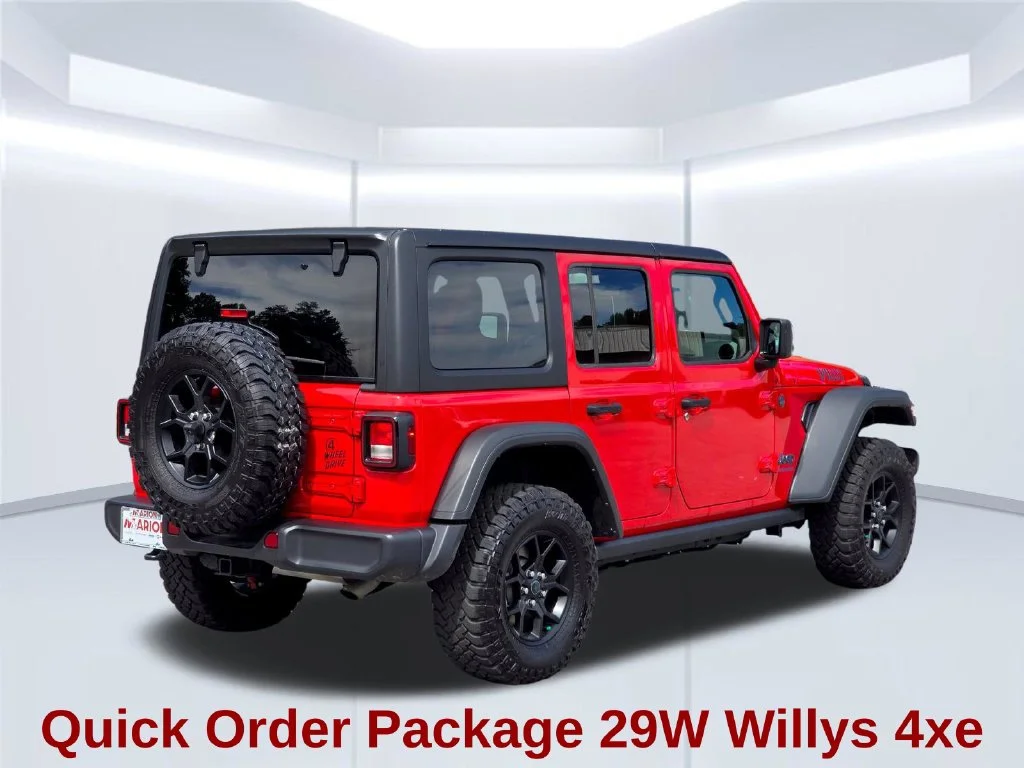 Certified Used 2025 Red Jeep Willys 4xe image 19