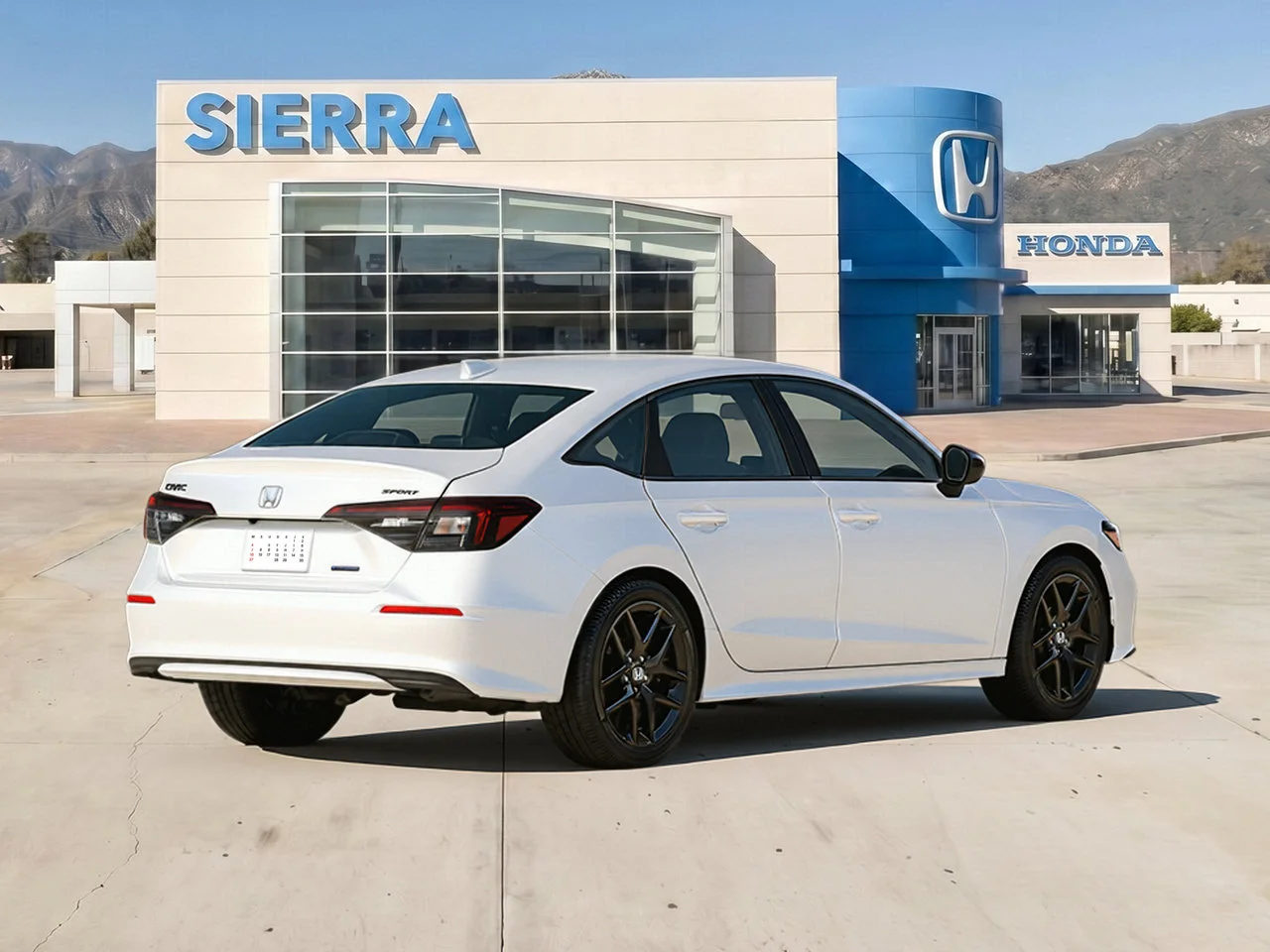 New 2026 Platinum White Pearl Honda Sport image 3