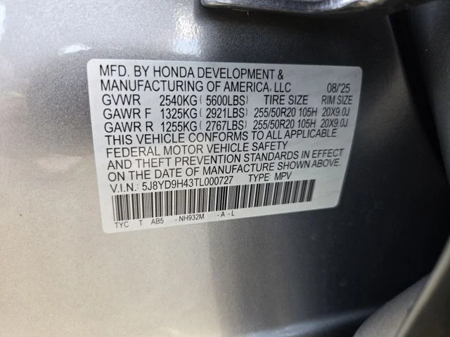 Certified Used 2026 Solar Silver Metallic Acura with Technology Package image 33