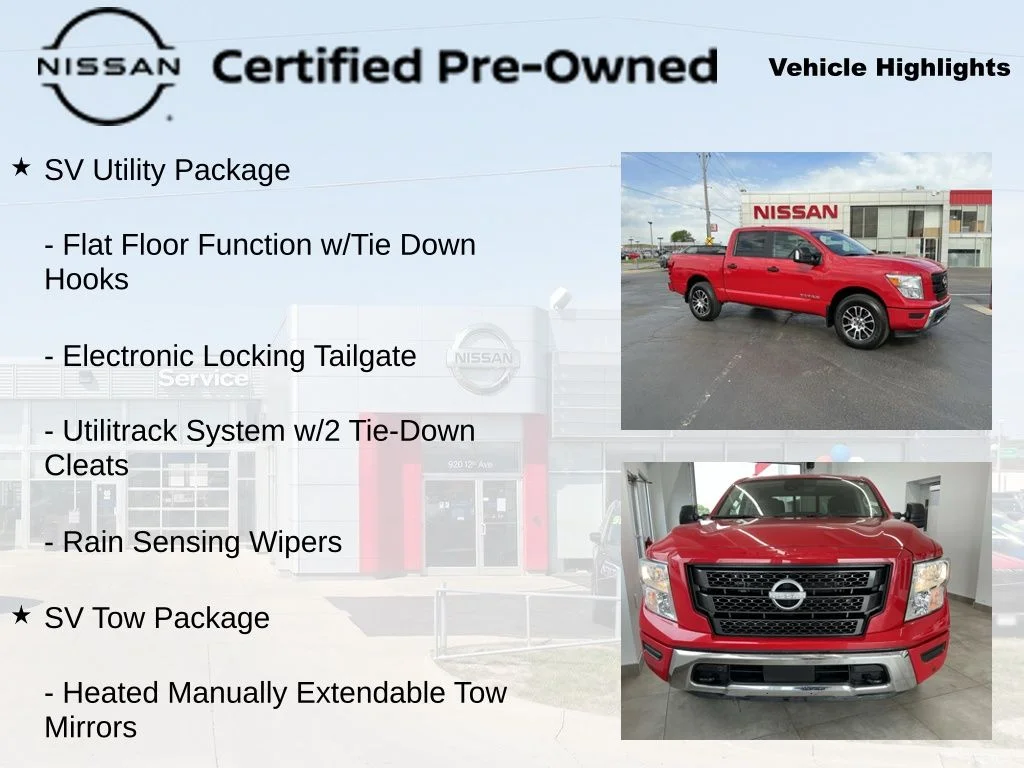 Used 2024 Red Nissan SV image 18