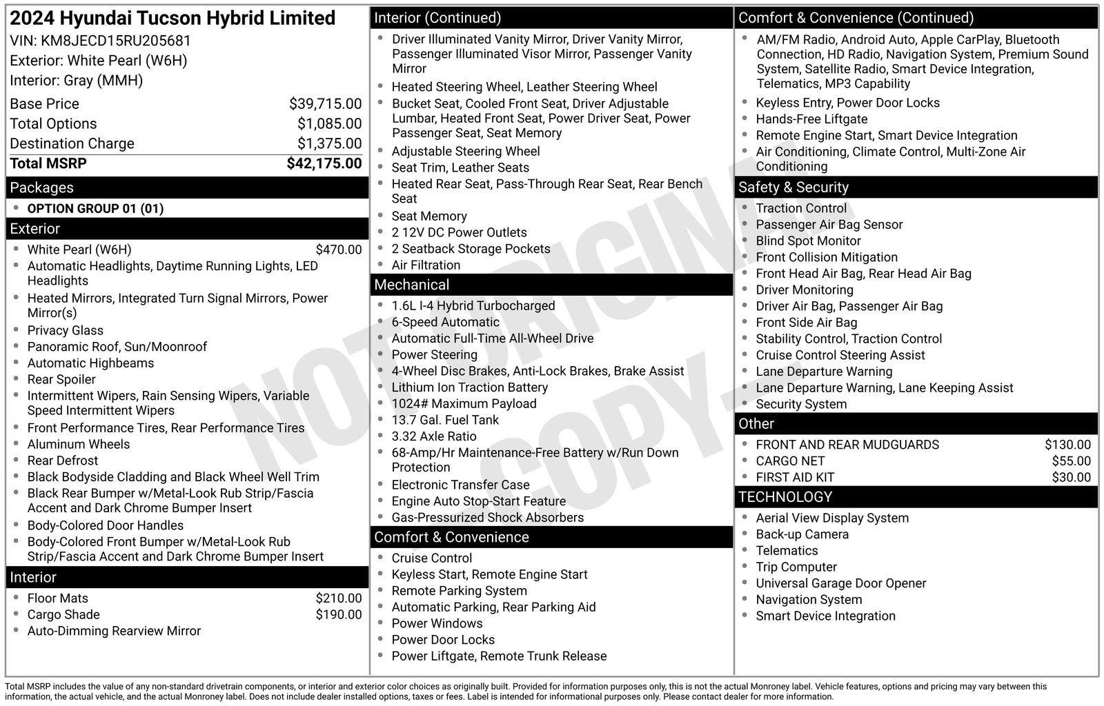 2024 Hyundai Tucson Limited HEV AWD's photo