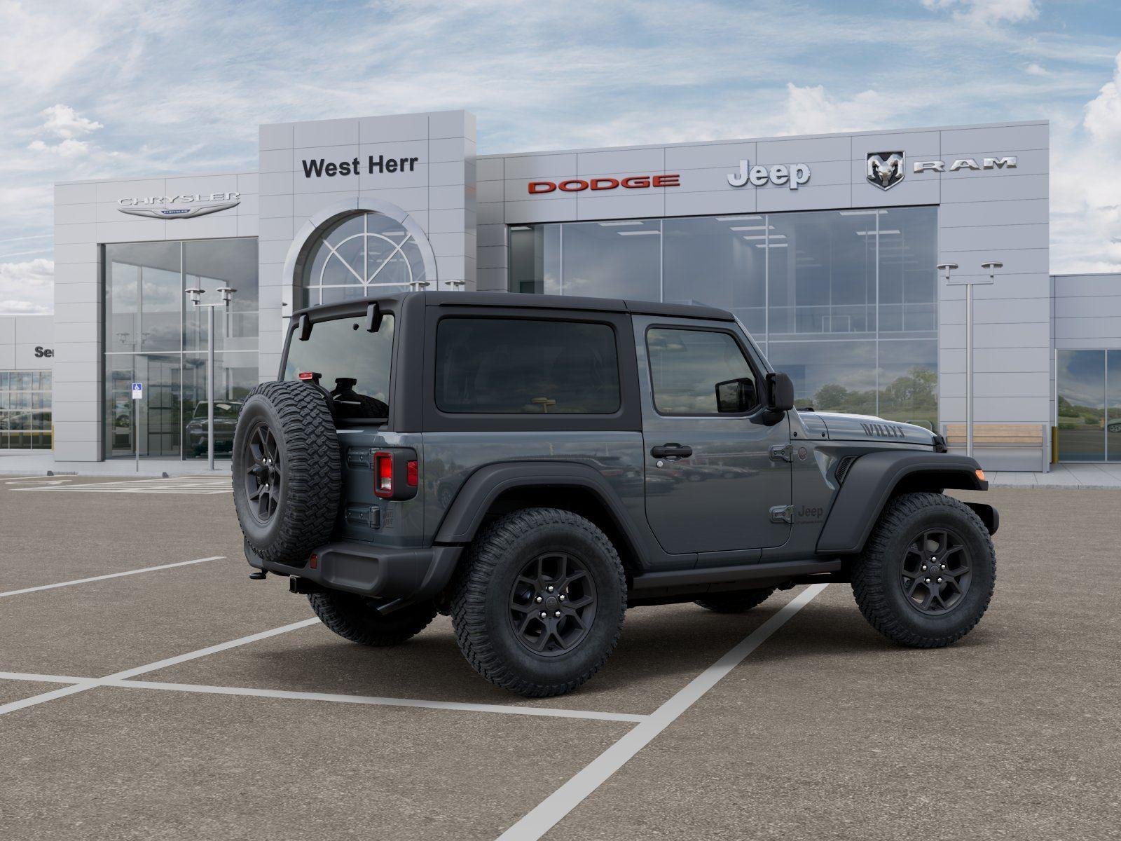 New 2026 Anvil Clear-Coat Exterior Paint Jeep WRANGLER 2-DOOR WILLYS image 4