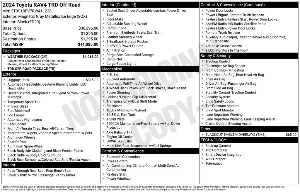 Used 2024 Gray Toyota TRD Off Road image 6