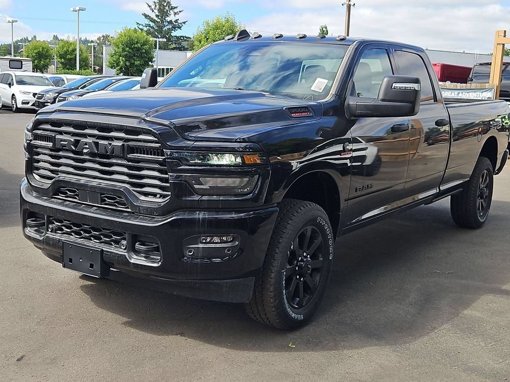 New 2026 Diamond Black Crystal Pearl-Coat Exterior Paint RAM Big Horn image 3