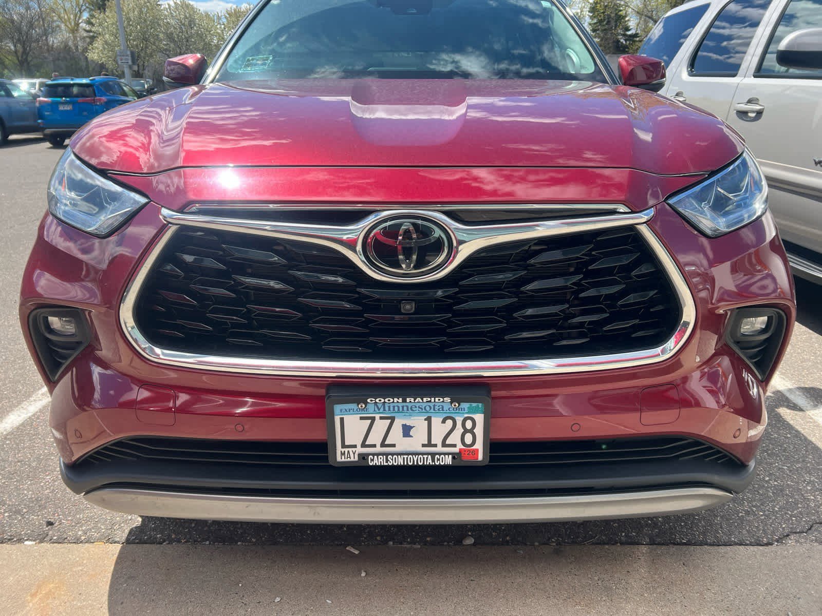 Certified 2024 Toyota Highlander Platinum with VIN 5TDKDRBH3RS558486 for sale in Golden Valley, Minnesota