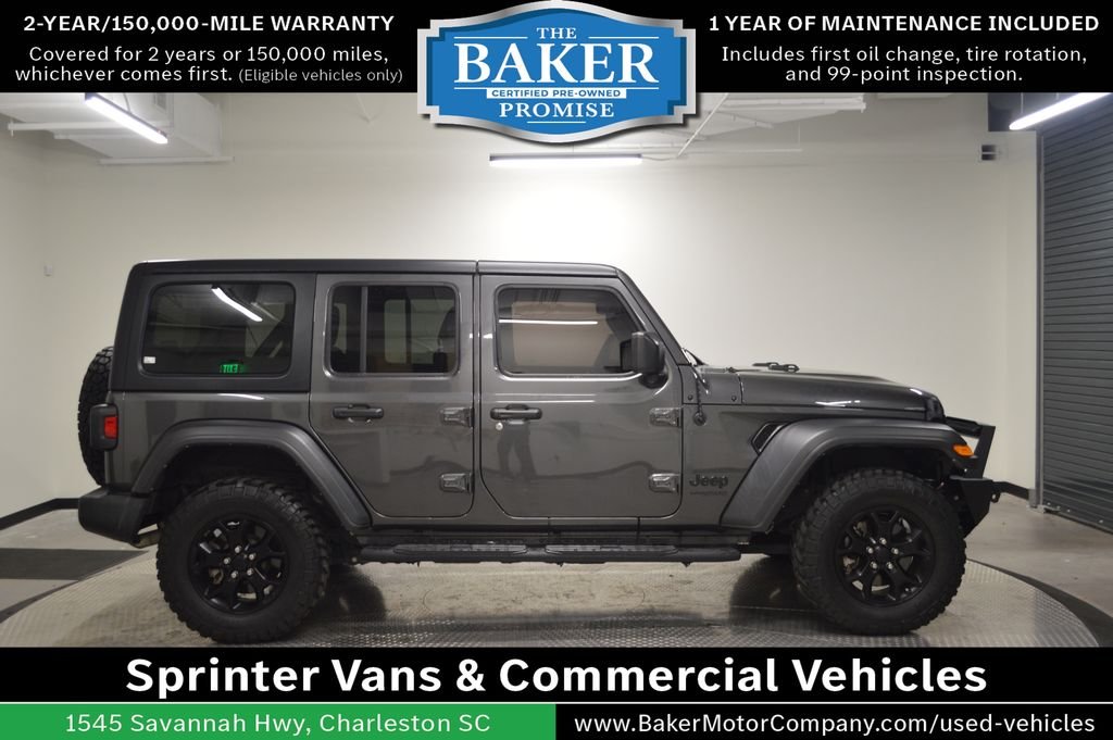 Used 2022 Crystal Metallic Jeep Unlimited Willys image 6