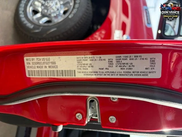 New 2026 Flame Red Clearcoat RAM Tradesman image 27