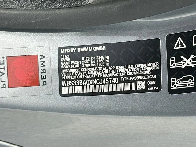 Used 2022 Gray BMW Competition image 35