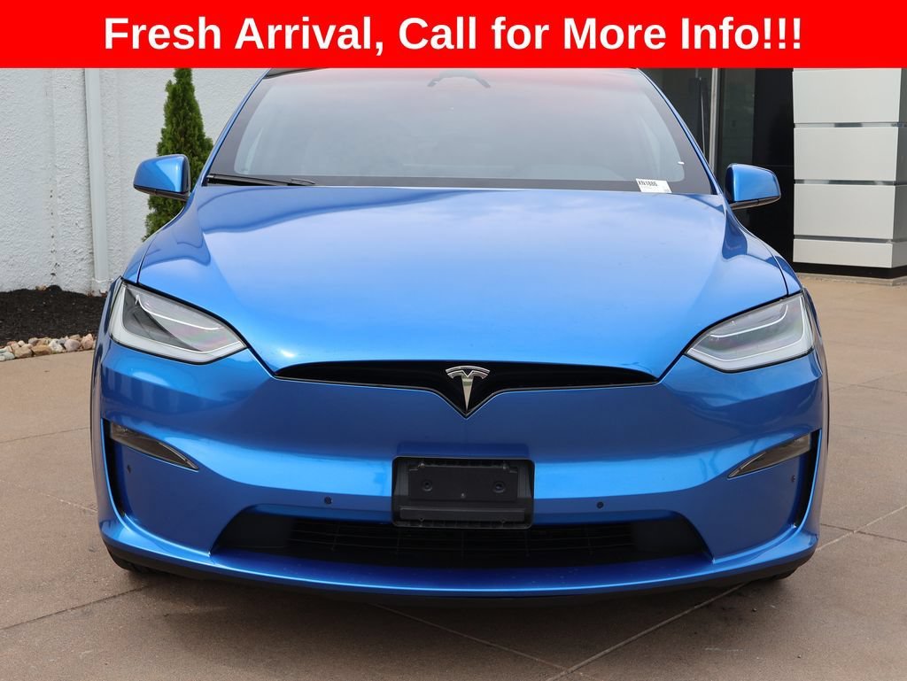 Used 2022 Tesla Model X Long Range with VIN 7SAXCDE57NF350299 for sale in Kansas City, MO