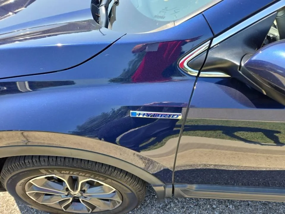 Used 2020 Obsidian Blue Pearl Honda EX-L AWD image 4