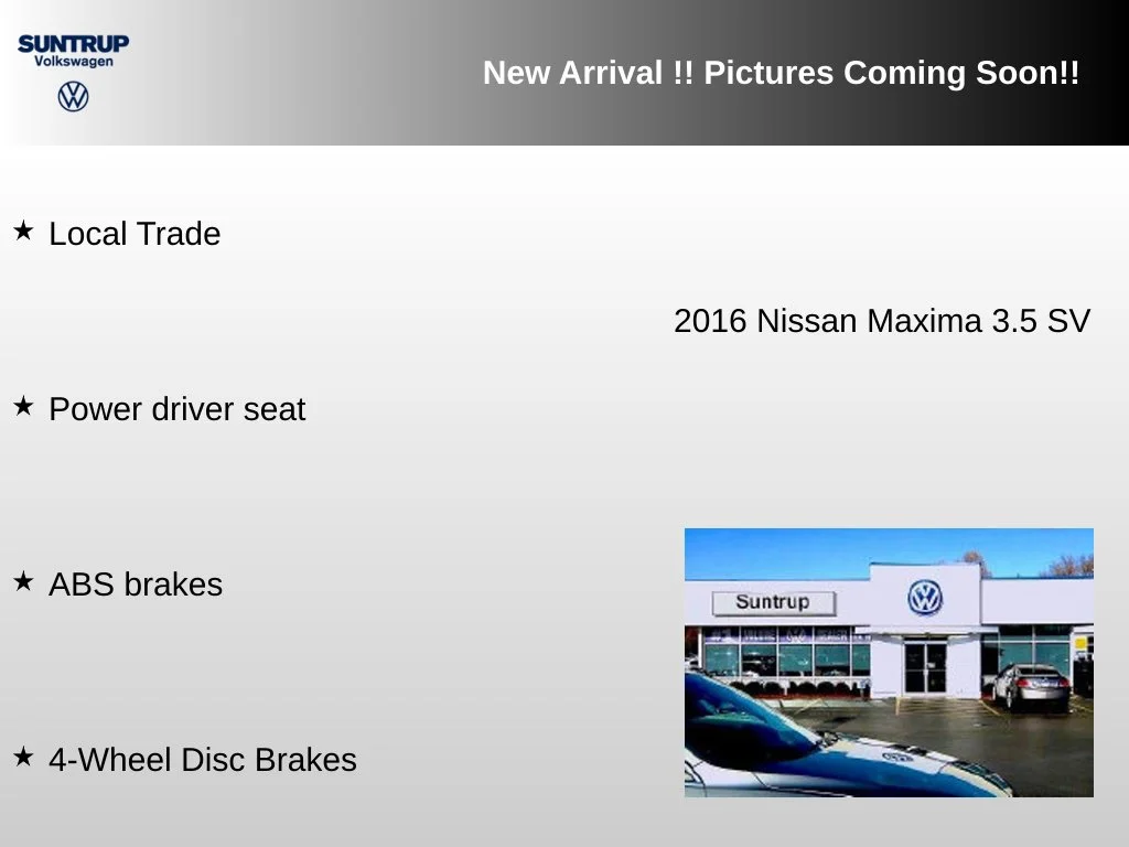 Used 2016 White Nissan 3.5 SV image 2