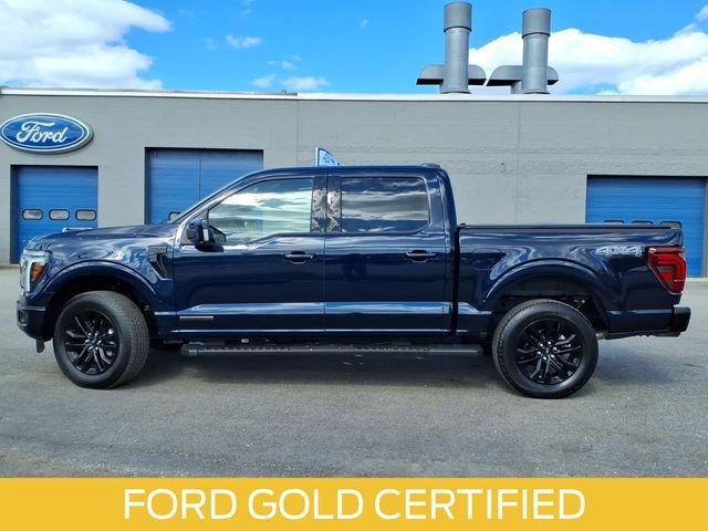 Certified Used 2025 Blue Metallic Ford Lariat image 2
