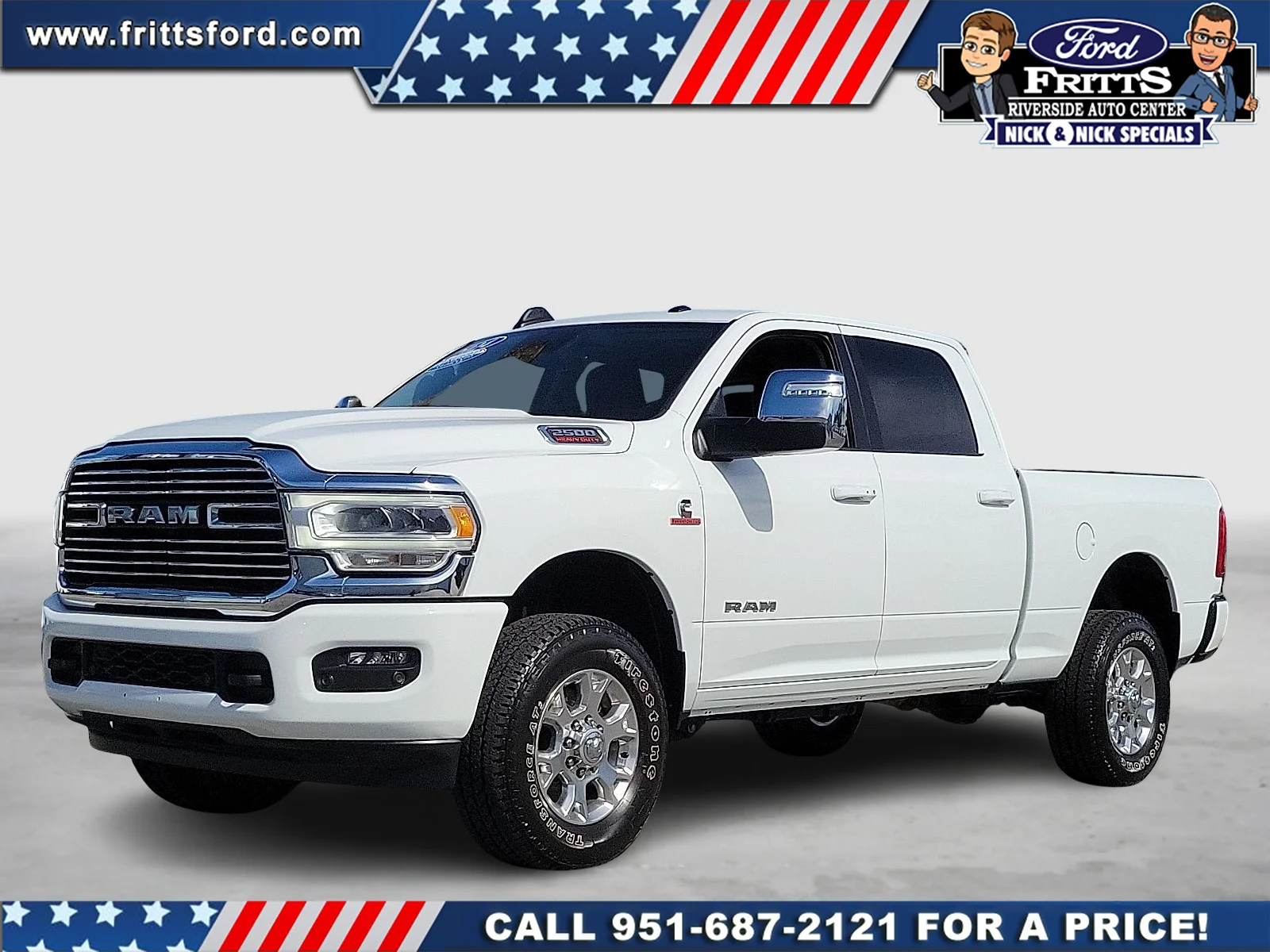 Certified Used 2024 Bright White Clearcoat Ram Laramie Crew Cab 4x4 6'4