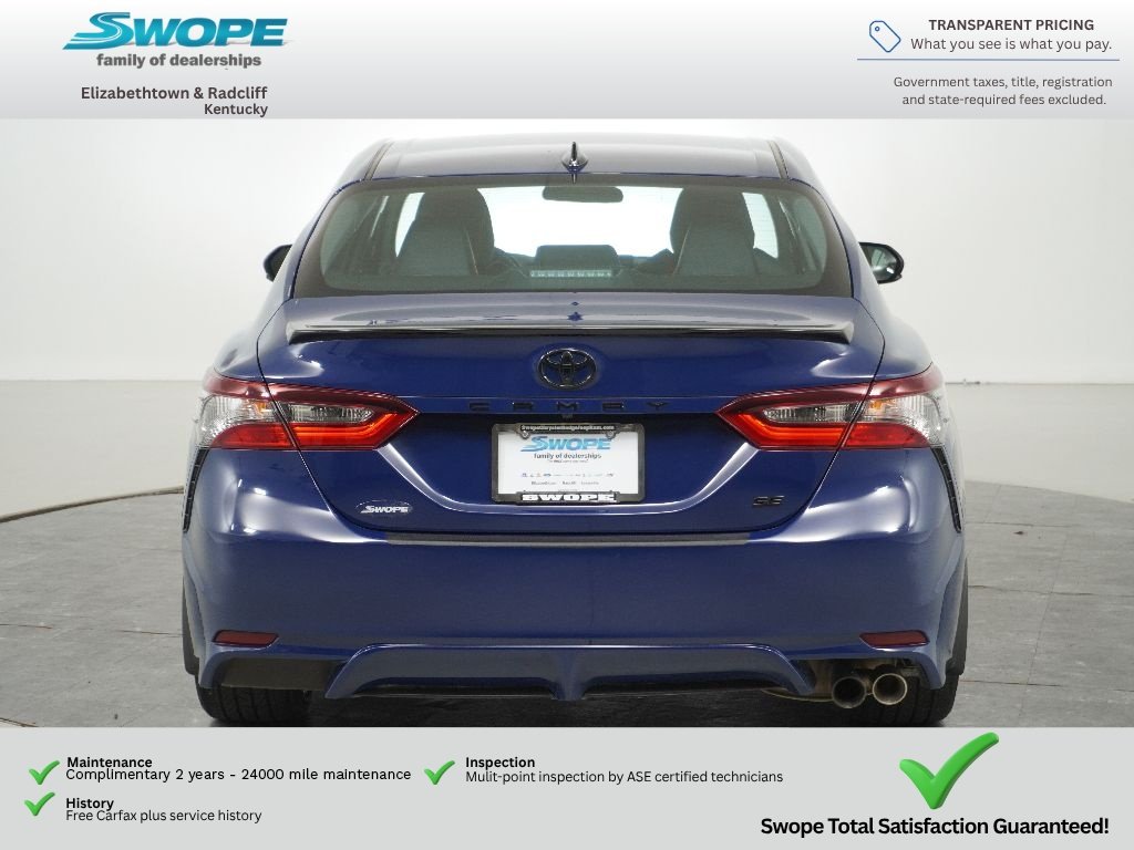 Used 2023 Reservoir Blue Toyota SE Nightshade image 4
