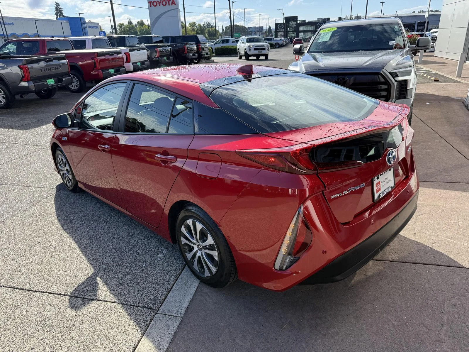 Used 2021 Supersonic Red Toyota Limited image 6
