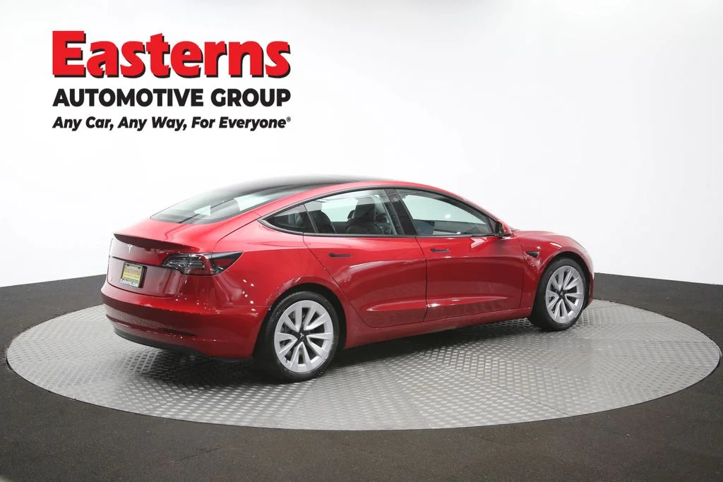 Used 2021 Red Tesla Standard Range Plus image 35