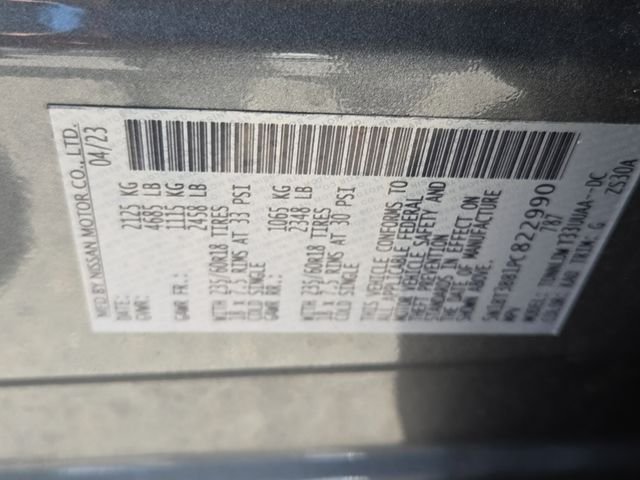 Used 2023 Gun Metallic Nissan SV image 7