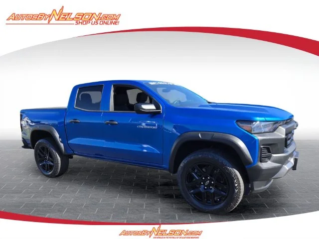 Used 2023 Blue Chevrolet Trail Boss image 1