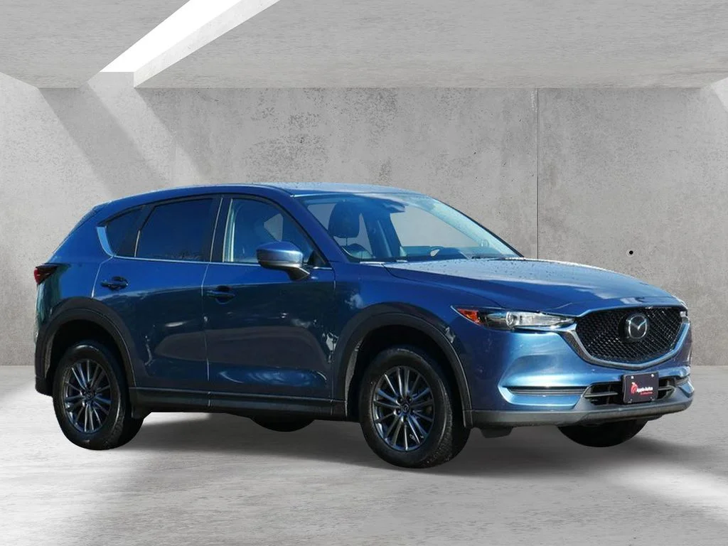 Used 2021 Blue Mazda Touring image 1
