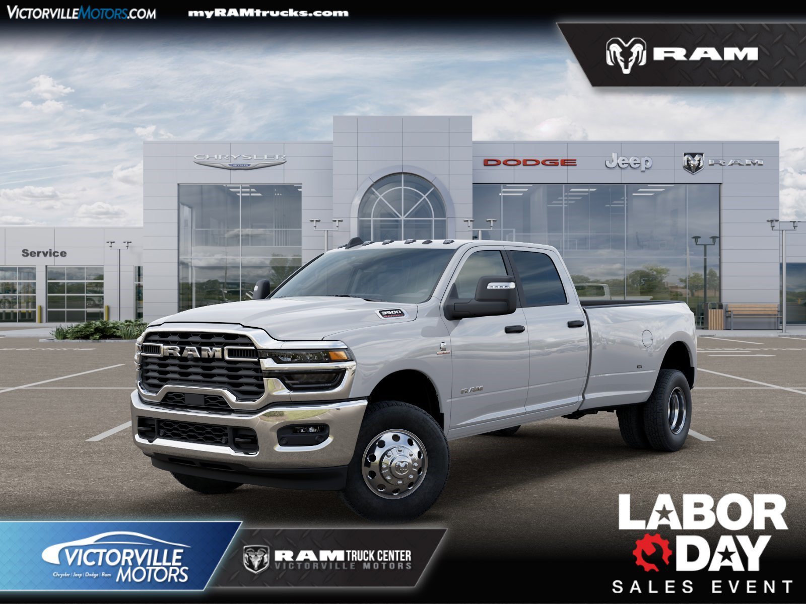 New 2026 Bright White Clearcoat RAM Big Horn image 1