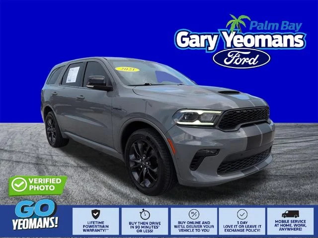 Certified Used 2021 Destroyer Gray Clearcoat Dodge R/T image 1