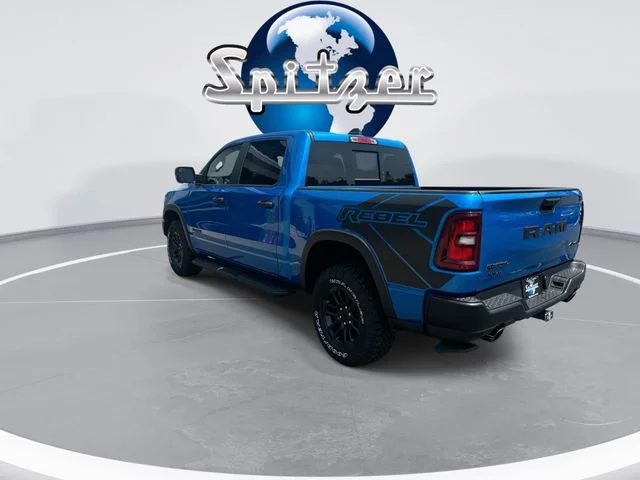 New 2026 Hydro Blue Pearl-Coat Exterior Paint RAM Rebel image 8