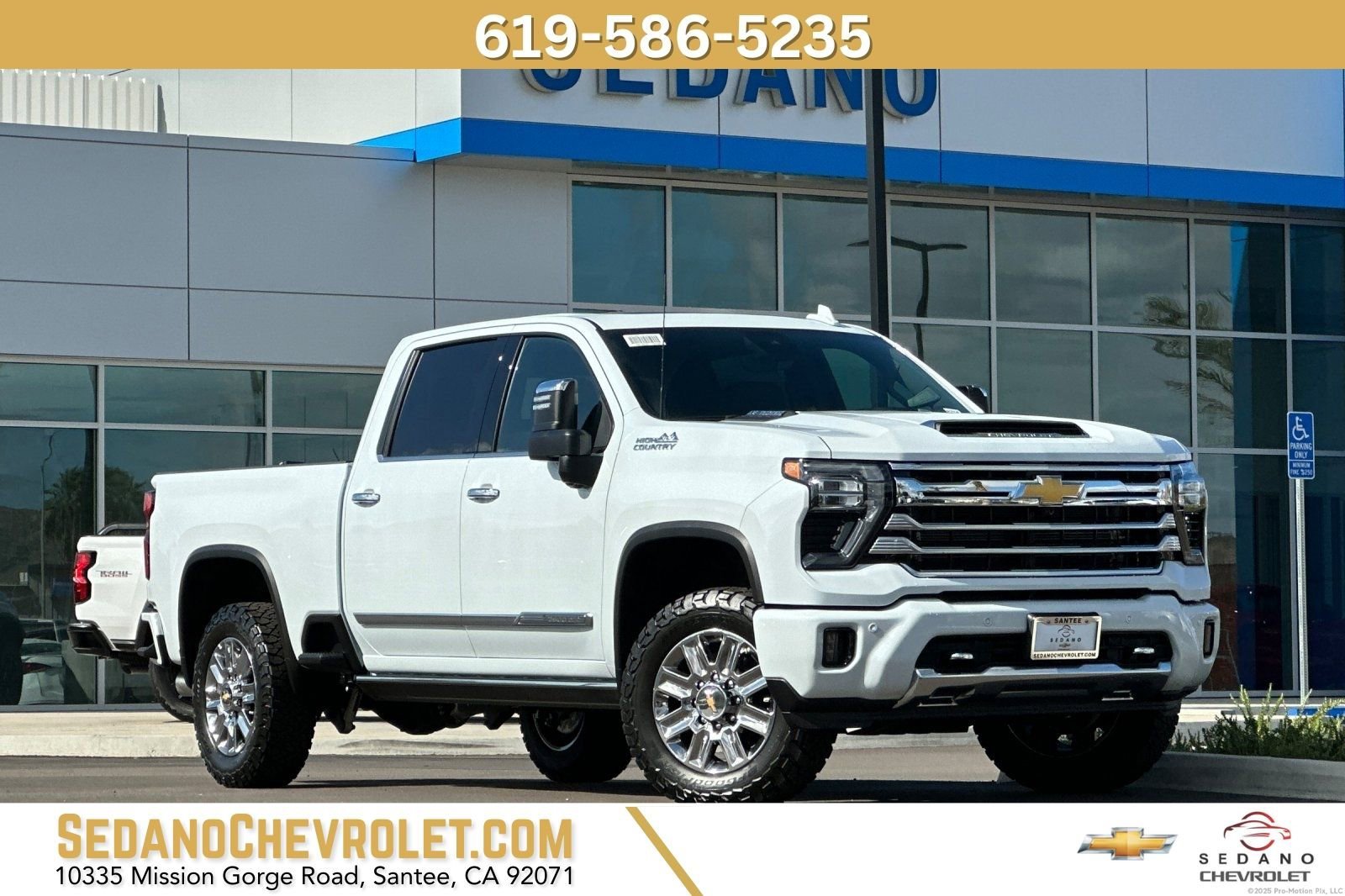 New 2026 Polar White Tricoat Chevrolet High Country image 1