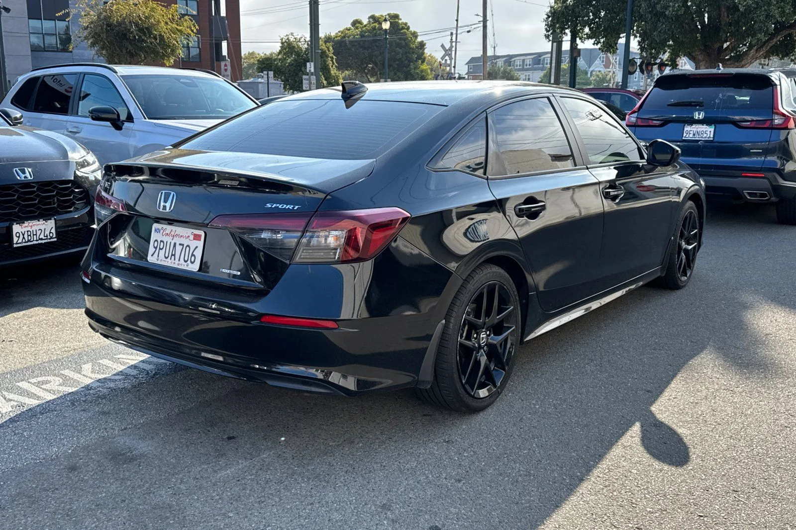 Certified Used 2025 Crystal Black Pearl Honda Sport image 5