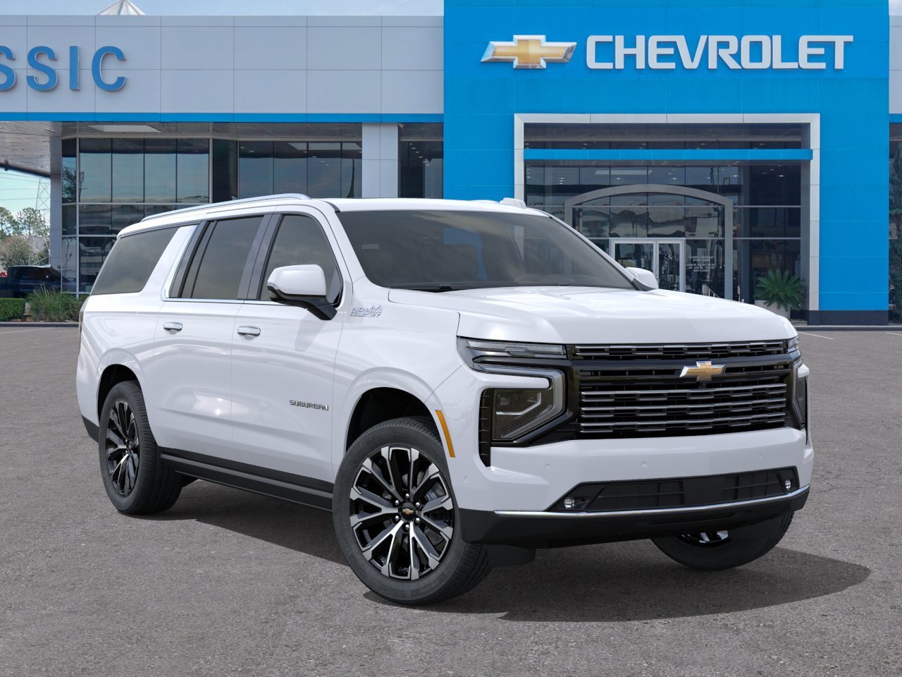2026 Chevrolet Suburban High Country White at Classic Elite Chevrolet Hwy 6
