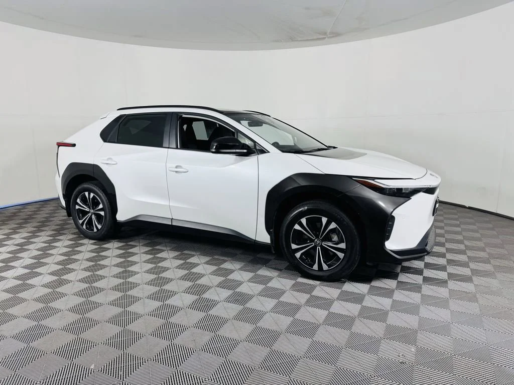 Used 2025 Toyota bZ4X XLE with VIN JTMAAAAA1SA055519 for sale in Monrovia, CA