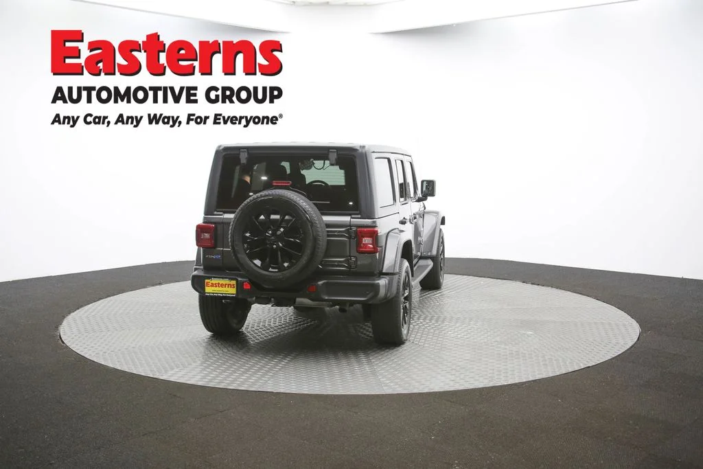 Used 2021 Gray Jeep Unlimited Sahara 4xe image 39