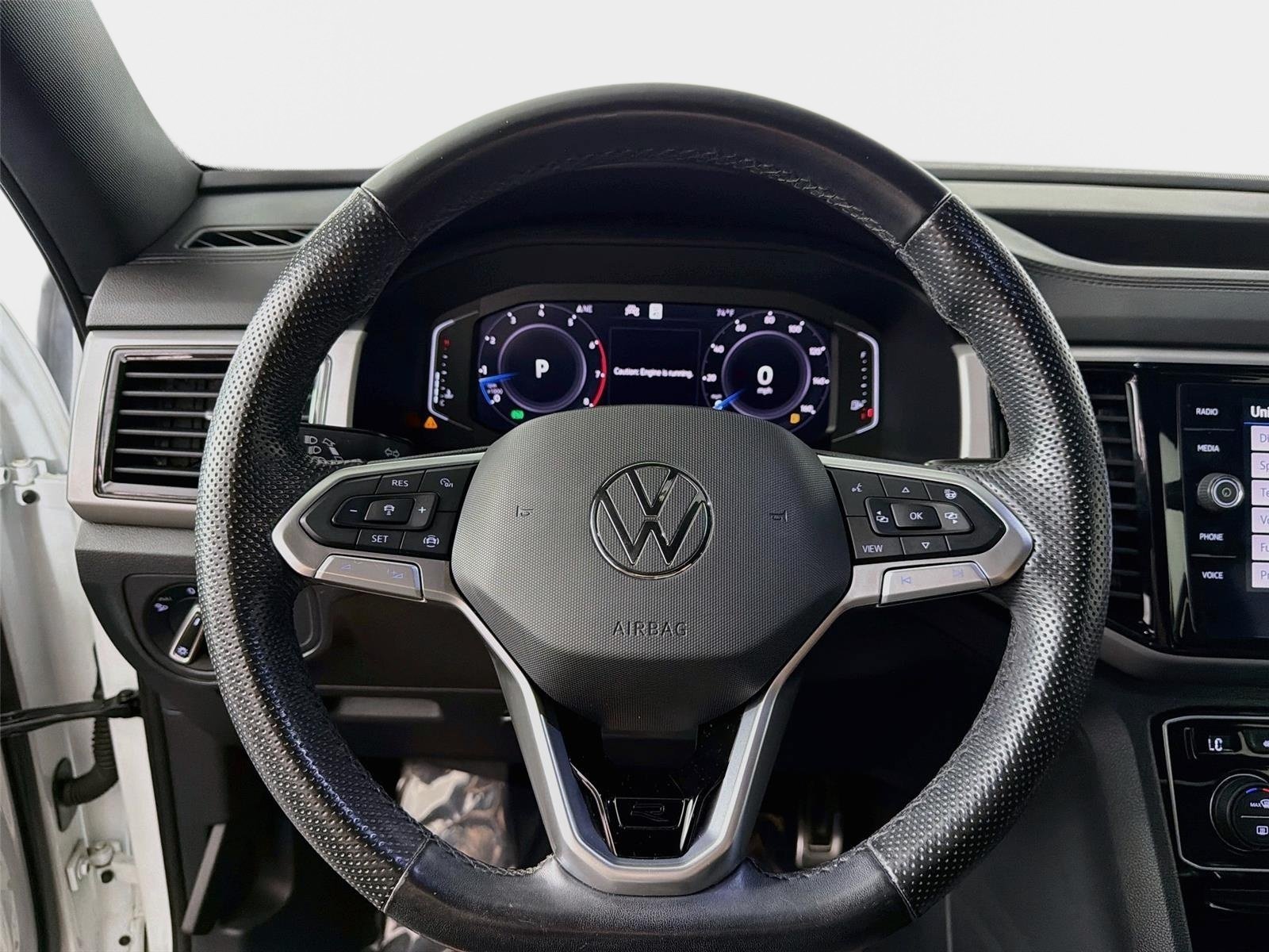 Used 2020 Pure White Volkswagen 3.6L V6 SEL R-Line image 12