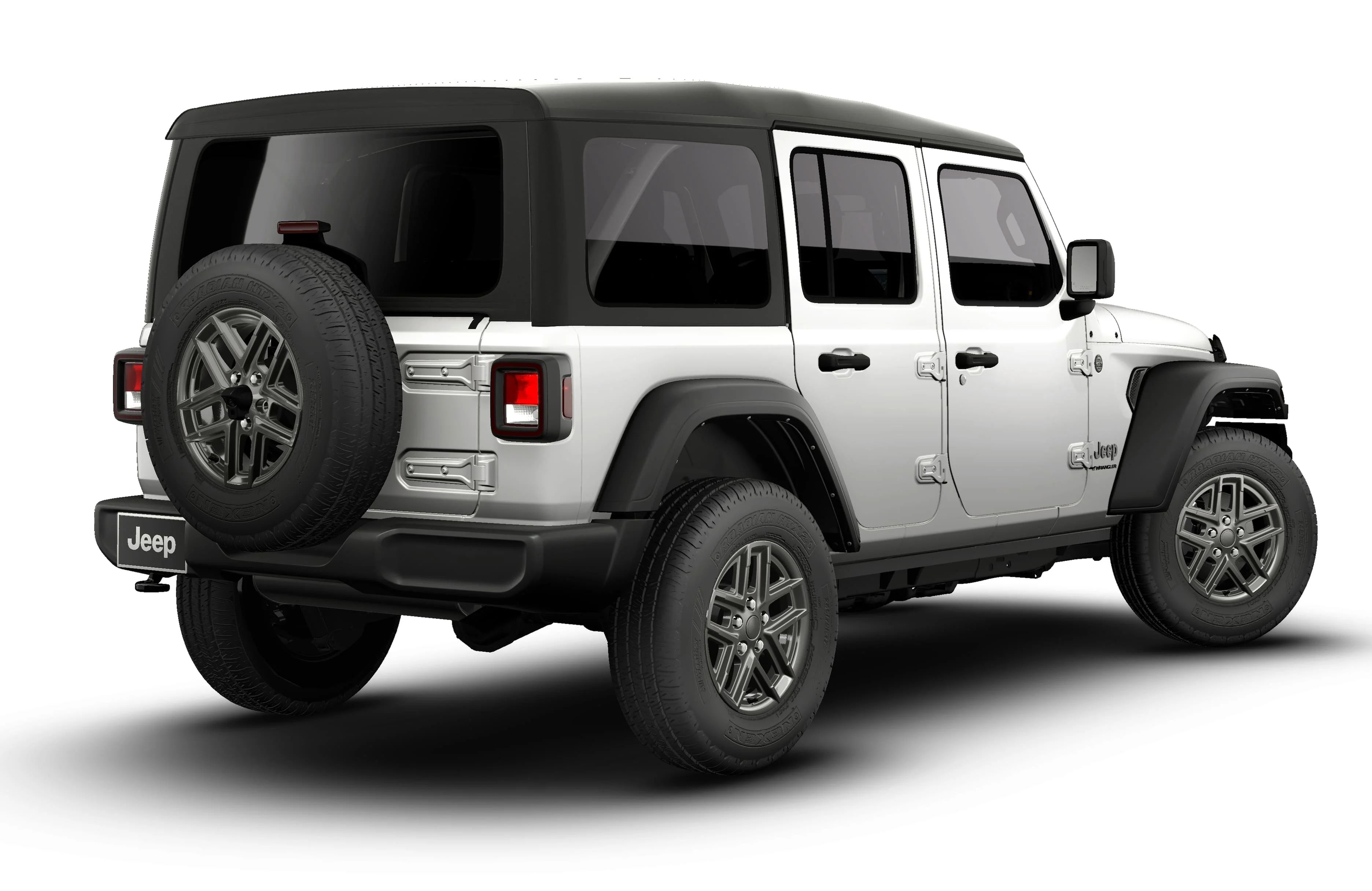 New 2026 Bright White Clear-Coat Exterior Paint Jeep Sport S image 14