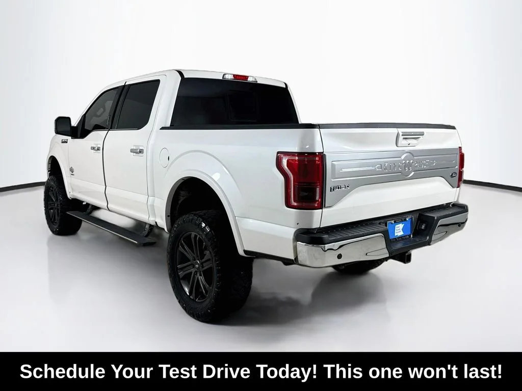 Used 2017 White Platinum Clearcoat Metallic Ford King Ranch image 6