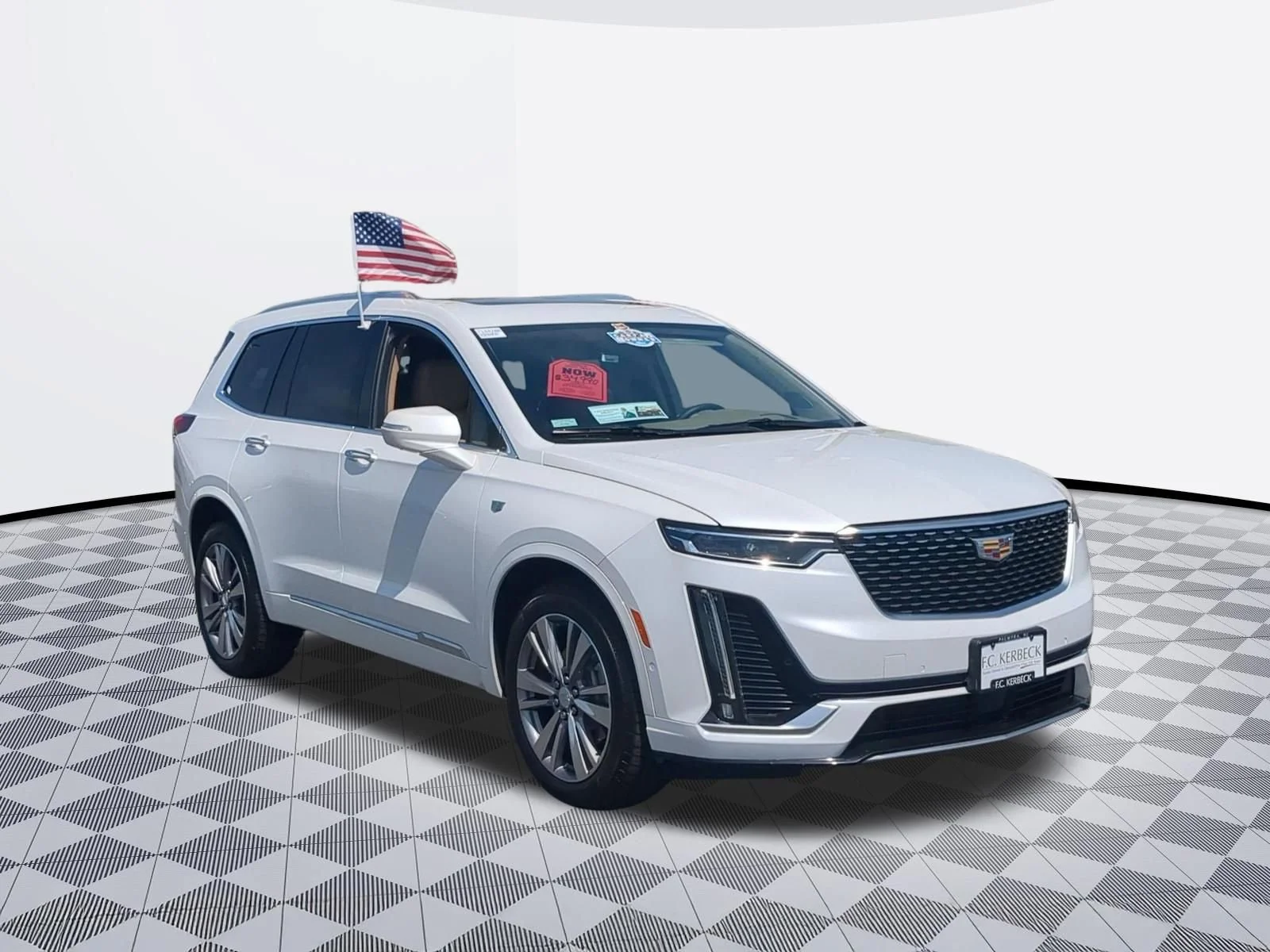 Used 2020 Crystal White Tricoat Cadillac AWD Premium Luxury image 2