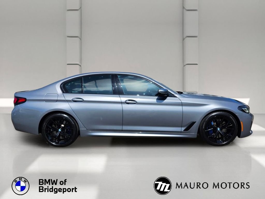 Certified Used 2023 Gray BMW 540i xDrive image 2