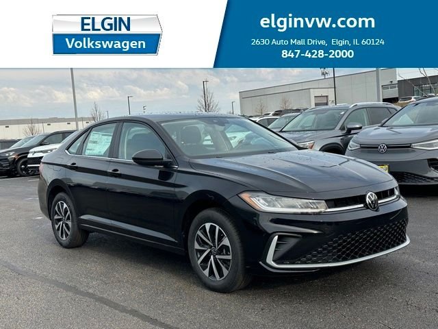 Deep Black Pearl 2026 Volkswagen Jetta S FWD Sedan Front-Wheel Drive