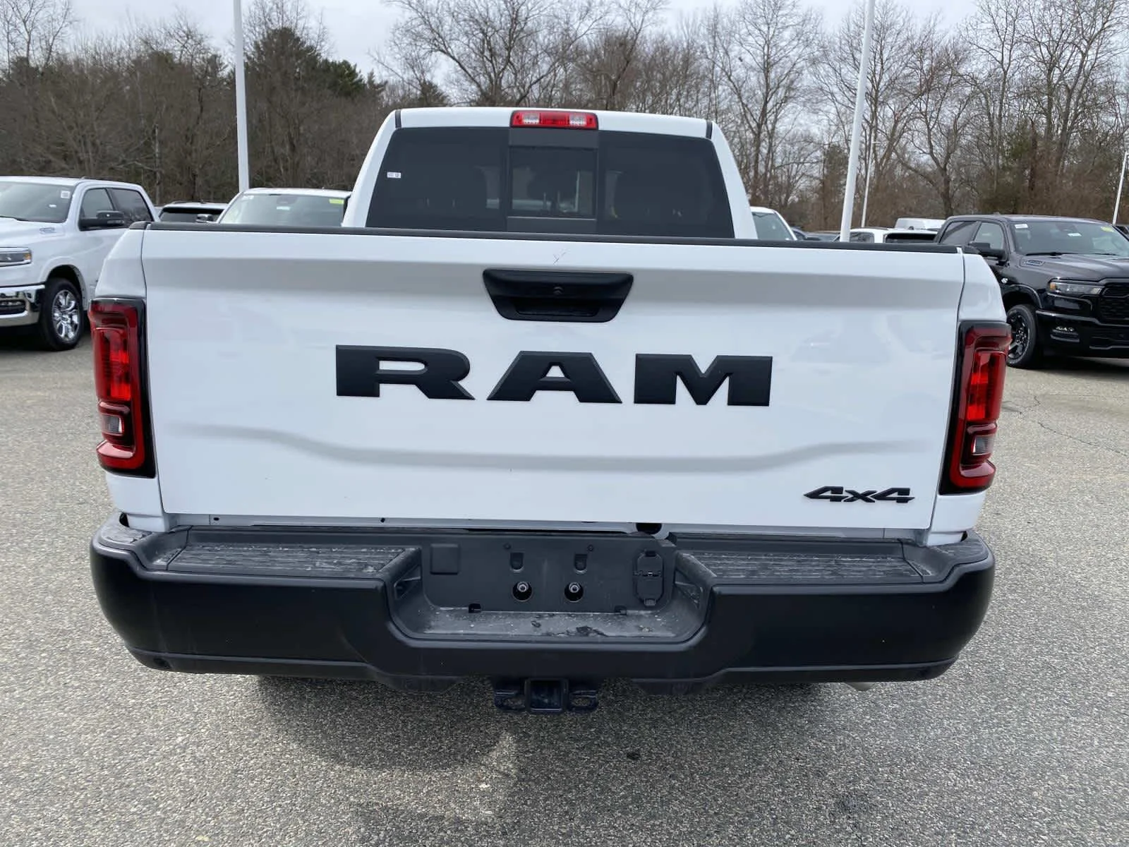 New 2026 Bright White Clear-Coat Exterior Paint RAM Tradesman image 3