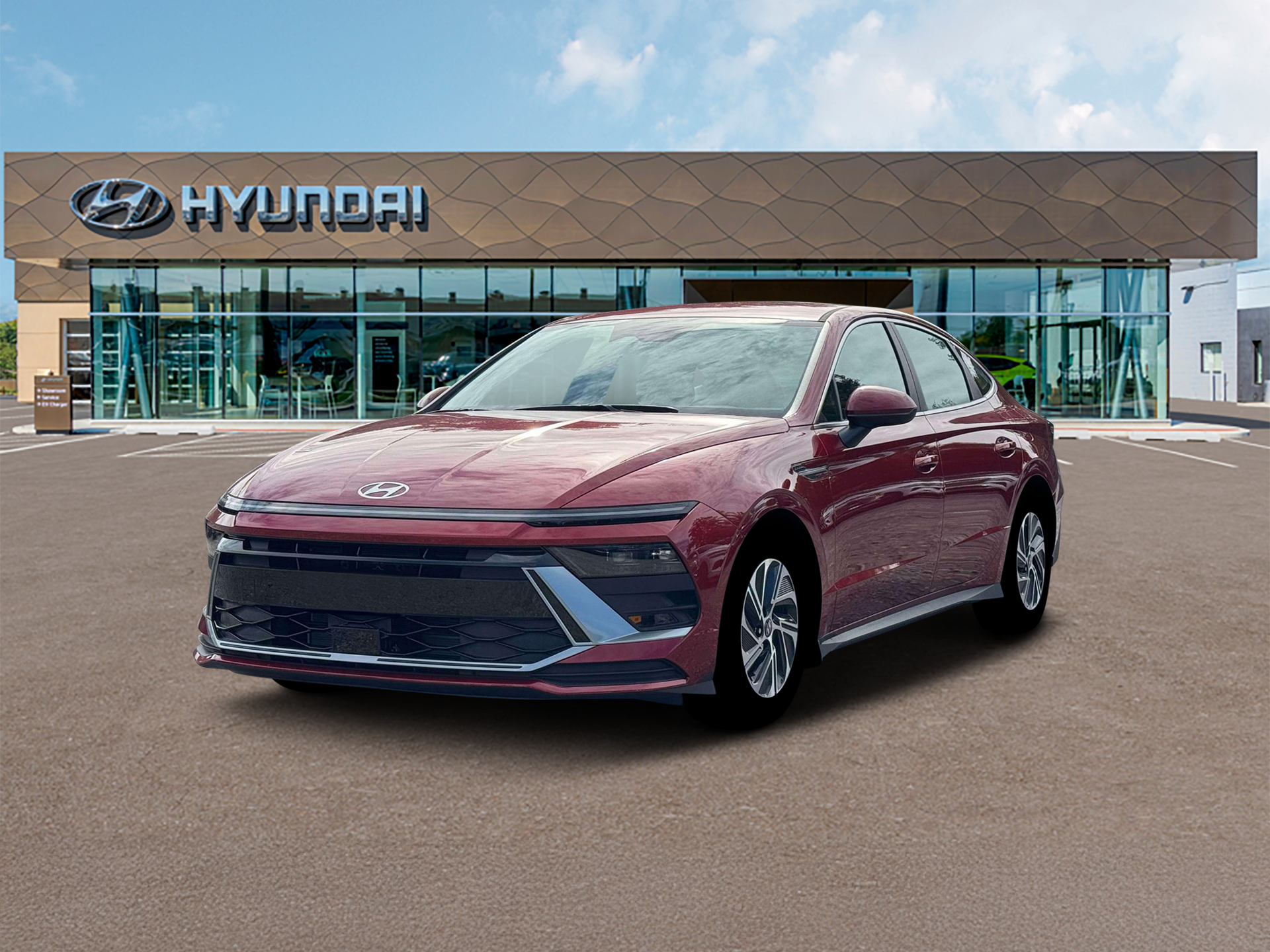 New 2026 Red Hyundai Blue image 1