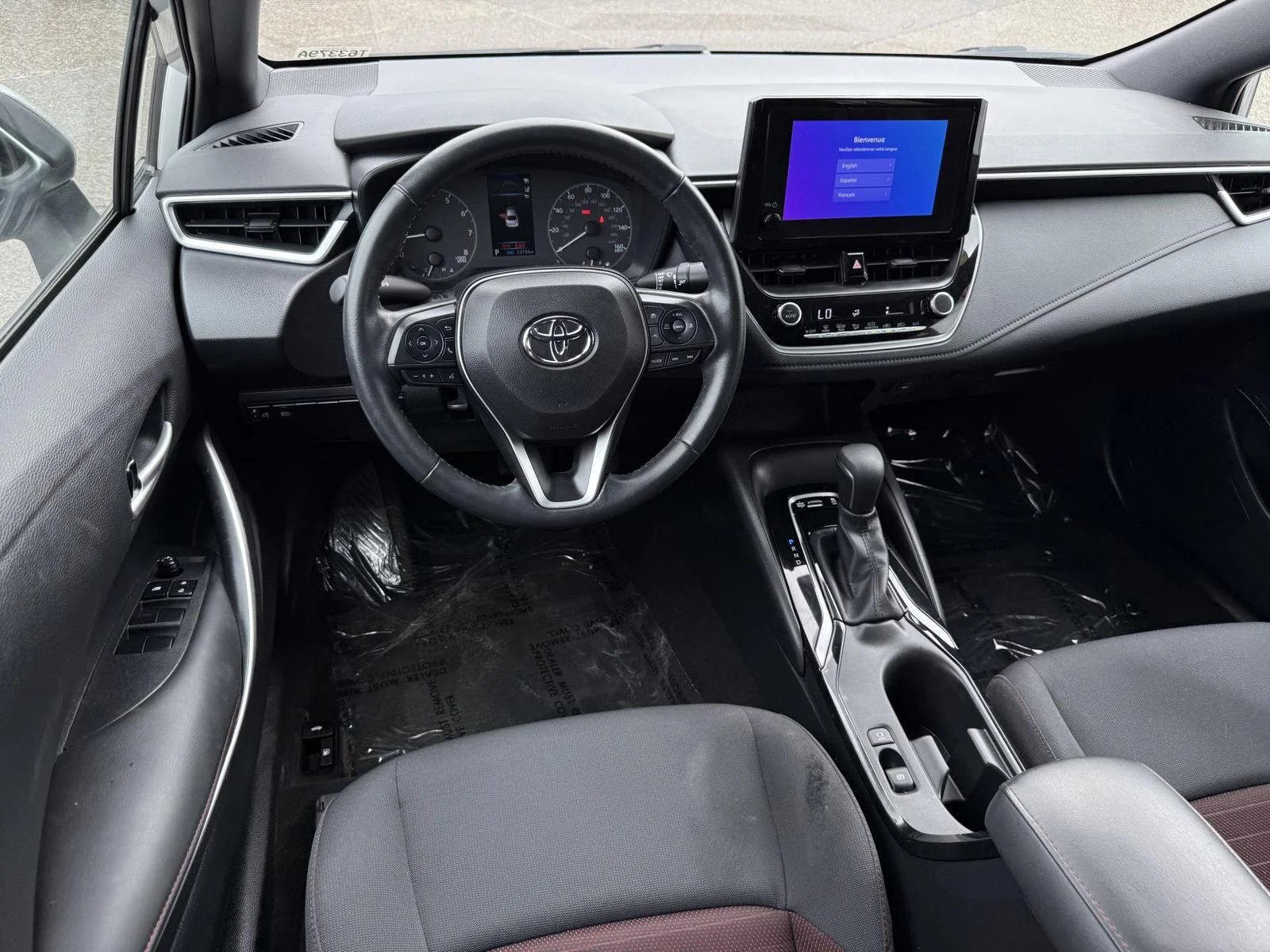Used 2023 Classic Silver Metallic/Midnight Black Metallic Toyota SE image 15