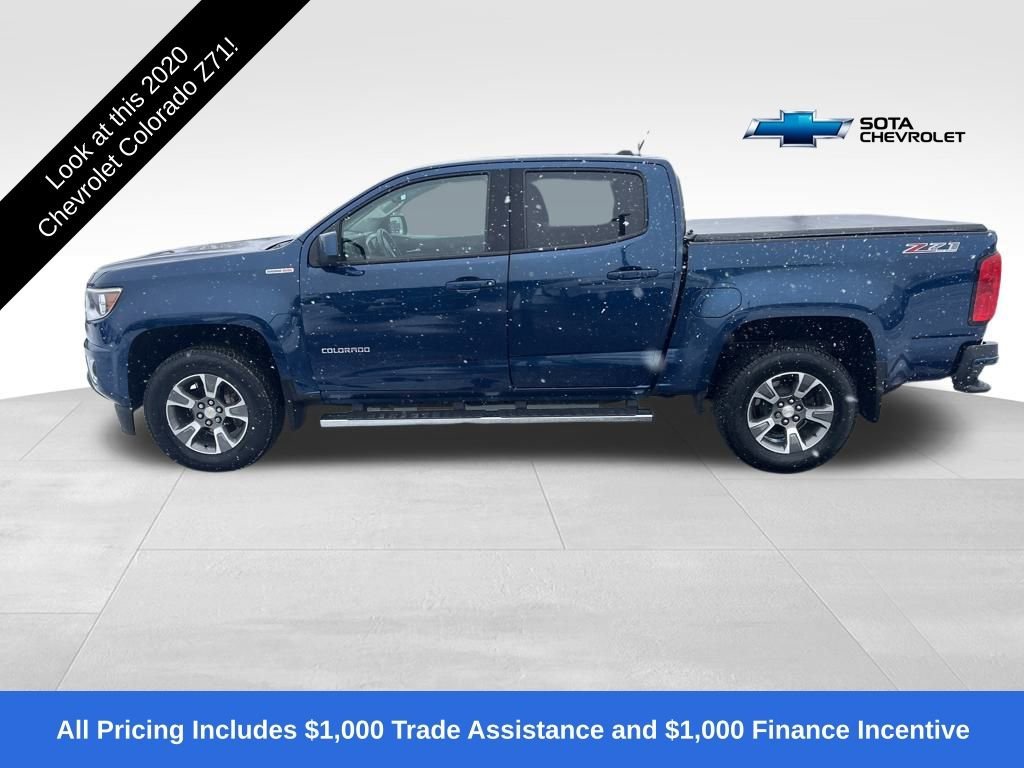 Used 2020 Chevrolet Colorado Z71 with VIN 1GCPTDE17L1203402 for sale in Northfield, Minnesota